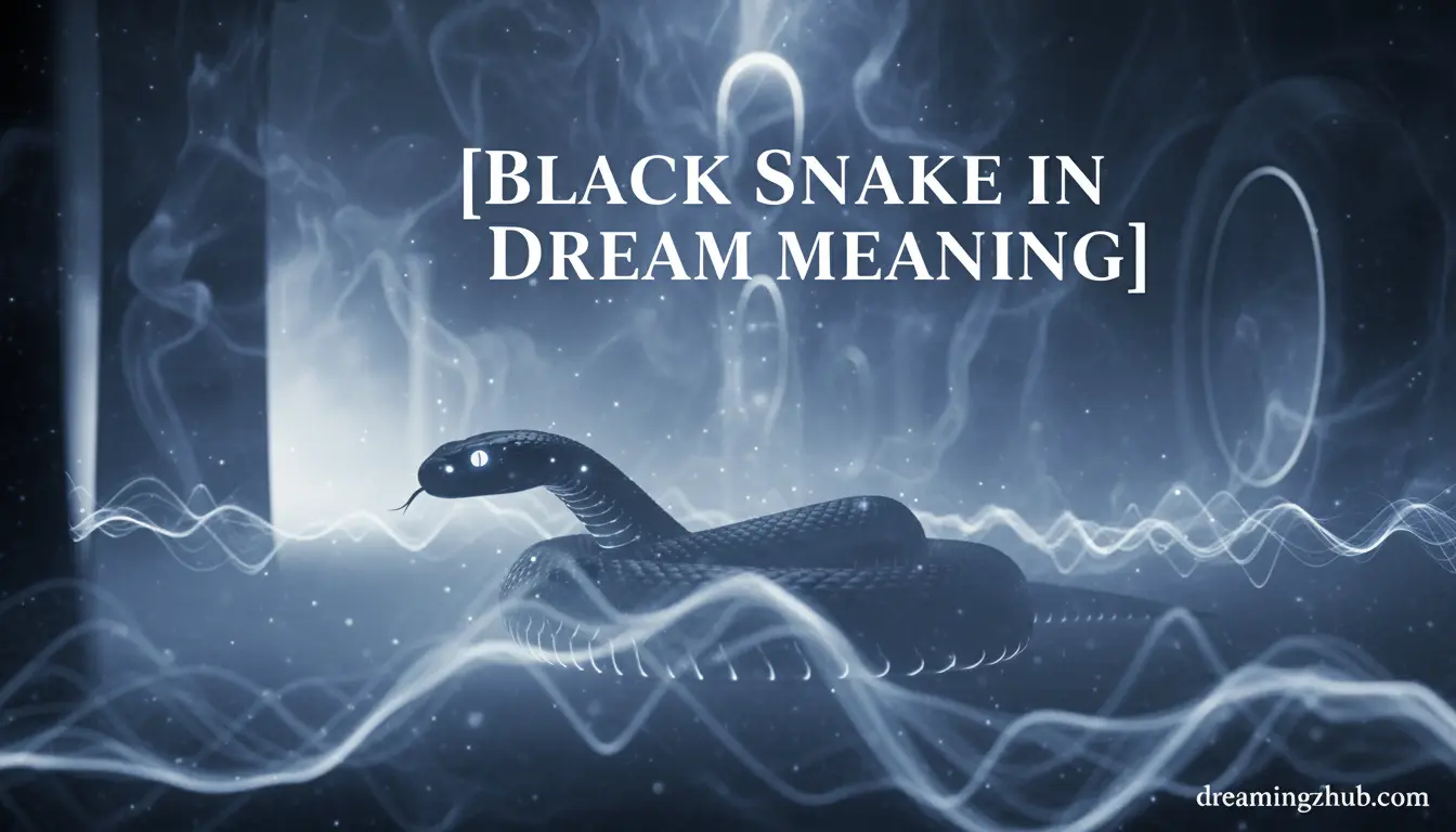 Black Snake in Dream Meaning
