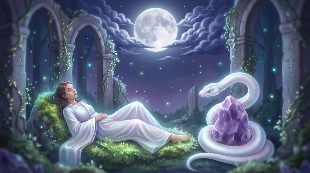 Spiritual Meaning of White Snake in Dream